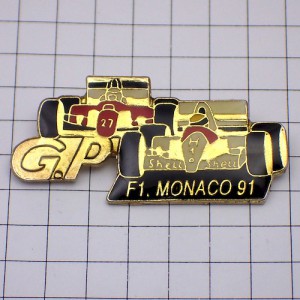 ピンバッジ・モナコGPホンダF1アイルトンセナ車