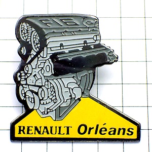 ピンバッジ・ルノー車モーター機械 RENAULT FRANCE