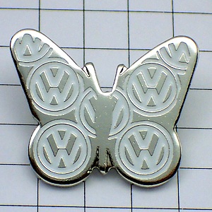 ピンバッジ・車フォルクスワーゲン蝶々  VW VOLKSWAGEN GERMANY