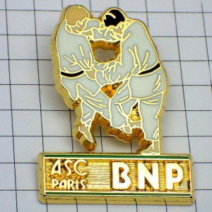 ピンバッジ・柔道選手ＢＮＰ銀行/BNPパリバ銀行