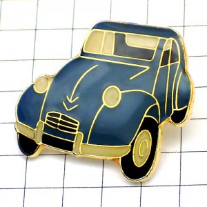 ピンバッジ・シトロエン2CV/青い車