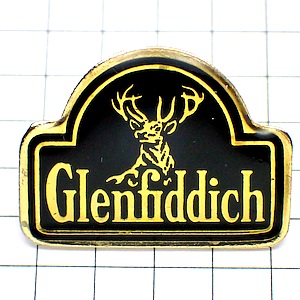 ピンバッジ・グレンフェディック鹿ウイスキー酒 GLENFIDDICH SCOTCH WHISKY SCOTLAND