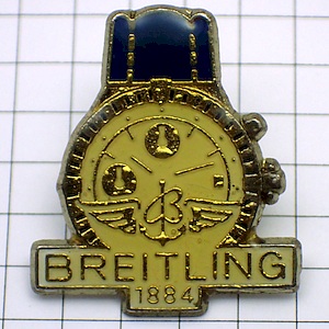 ピンバッジ・ブライトリングの腕時計 BREITLING SWISS