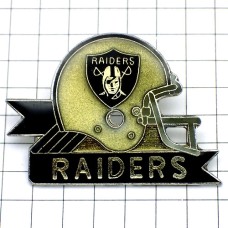 ピンバッジ・オークランドレイダーズ/USAアメフトのヘルメット LAS-VEGAS RAIDERS USA NFL