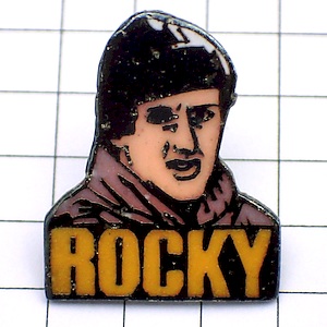 ピンバッジ・ボクシング映画『ロッキー』スタローン主演 ROCKY SYLVESTER-STALLONE