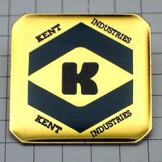 ピンバッジ・アルファベット「Ｋ」 KENT-INDUSTRIES