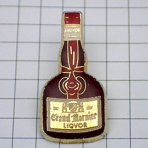 ピンバッジ・グランマルニエ酒瓶 GRAND-MARNIER FRANCE