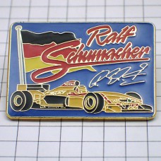 ピンバッジ・ラルフシューマッハF1レース車ドイツ国旗 RALPH-SCHUMACHER GERMANY PEUGEOT FRANCE