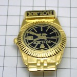 ピンバッジ・ロレックス金色の腕時計 ROLEX SWISS