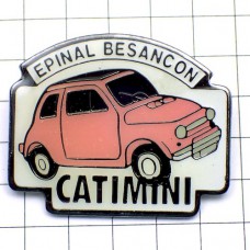 ピンバッジ・フィアット車チンクエチェント500/ピンク色 FIAT500 CINQUECENTO FIAT ITALIA ITALY