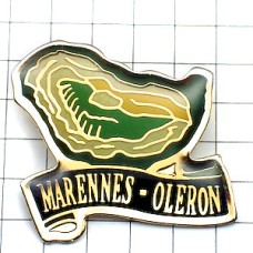 ピンバッジ・カキ牡蠣オイスター貝 MARENNES-OLERON OYSTER