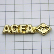 ピンバッジ・アグファ写真フィルムドイツ金色ゴールド文字 AGFA GERMANY