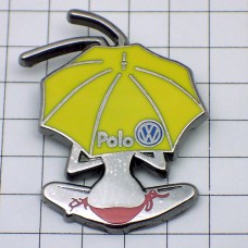 ピンバッジ・フォルクスワーゲンVWポロ車ビキニ女の子 VW-POLO VW VOLKSWAGEN GERMANY