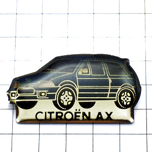 ピンバッジ・シトロエンAX青い車 CITROEN-AX CITROEN FRANCE