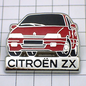 ピンバッジ・シトロエンZX赤い車 CITROEN FRANCE