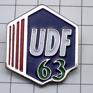 ピンバッジ・ＵＤＦ政党フランス民主連合