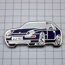 ピンバッジ・ポルシェ青い車 PORSCHE GERMANY