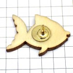 ピンバッジ・NEW!木製さかな熱帯魚