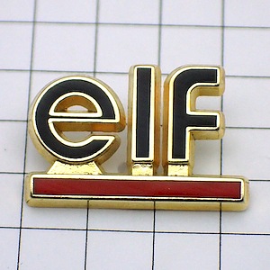 ピンバッジ・金色エルフ石油F1スポンサー ELF FRANCE