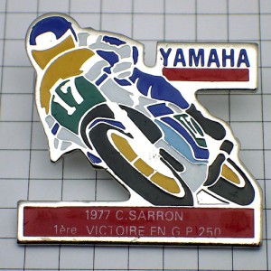 ピンバッジ・ヤマハYAMAHA二輪バイク