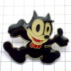 ピンバッジ・フェリックスザキャット黒猫 FELIX-THE-CAT