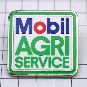 ピンバッジ・モービル石油サービス農耕 MOBIL-OIL USA