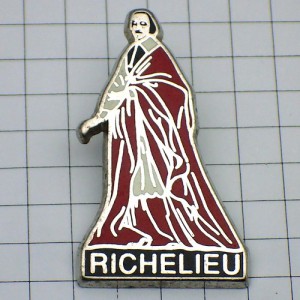 ピンバッジ・政治家リシュリュー肖像 RICHELIEU FRANCE