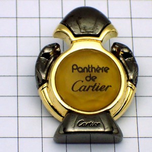 ピンバッジ・カルティエ香水カルチェ壜型 CARTIER