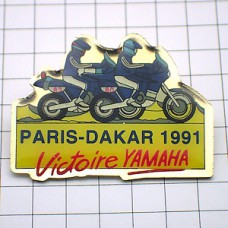 ピンバッジ・ヤマハ優勝1991パリダカール二輪バイクレース PARIS-DAKAR YAMAHA