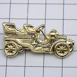 ピンバッジ・金色アンティーク車