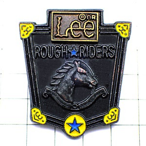 ピンバッジ・リーLEE/馬ジーンズポケット洋服 LEE LEE-RIDERS JEANS BUTTON USA