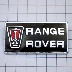 ピンバッジ・レンジローバー車ロゴ黒 ROVER RANGE-ROVER LAND-ROVER ENGLAND