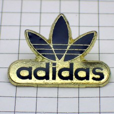 ピンバッジ・アディダスadidasロゴ青