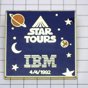 ピンバッジ・ＩＢＭスターツアーズ星空の夜ディズニーランド