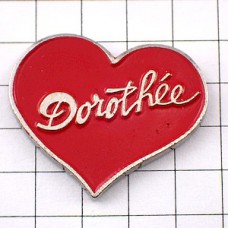 ピンバッジ・ドロテ真っ赤なハート型 DOROTHEE HEART