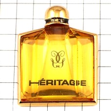 ピンバッジ・ゲラン香水エリタージュ壜 GUERLAIN HERITAGE