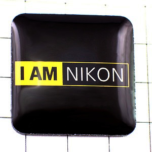 ピンバッジ・ニコン写真カメラ撮影 NIKON I-AM-NIKON