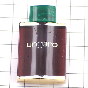 ピンバッジ・ウンガロ香水壜型 UNGARO POUR-L-HOMME