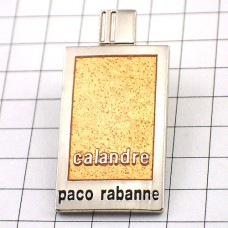 ピンバッジ・パコラバンヌ香水壜 PACO-RABANNE CALANDRE 