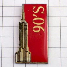 ピンバッジ・エンパイアステートビルＮＹアメリカ NEW-YORK USA EMPIRE-STATE-BUILDING