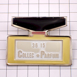 ピンバッジ・パルファン香水の壜ピンクのフタ COLLEC-PARFUM