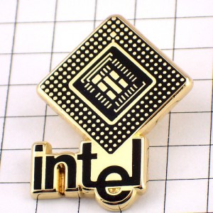 ピンバッジ・インテル半導体 INTEL PROCESSOR MICRO-CHIPS