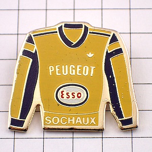 ピンバッジ・サッカー服アディダス車プジョーエッソ石油 PEUGEOT ADIDAS FRANCE ESSO EXXONMOBIL USA