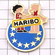 ピンバッジ・ハリボ子ども動物ユーロの旗の星 HARIBO GERMANY