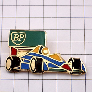 ピンバッジ・BP石油F1レース車 LOLA BRITISH-PETROLEUM ENGLAND