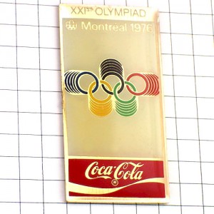 ピンバッジ・モントリオール五輪コカコーラ