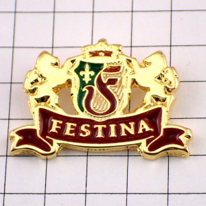 ピンバッジ・スイス時計フェスティナ馬の紋章 FESTINA SWISS