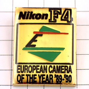 ピンバッジ・ニコンF4写真カメラ撮影 NIKON NIKON-F4