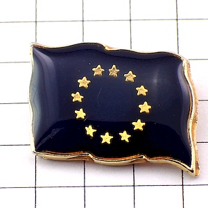 ピンバッジ・ユーロ星の旗 EUROPE FLAG