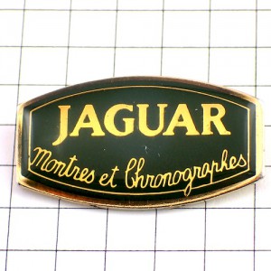 ピンバッジ・ジャガー時計 JAGUAR SWISS